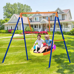 Walmart children's hot sale swing sets